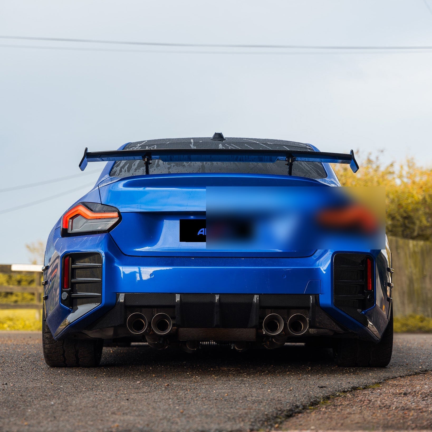 G87 Dry Carbon Rear Bumper Trims