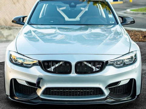 F8X Dry Carbon V Style Front Bumper Lip