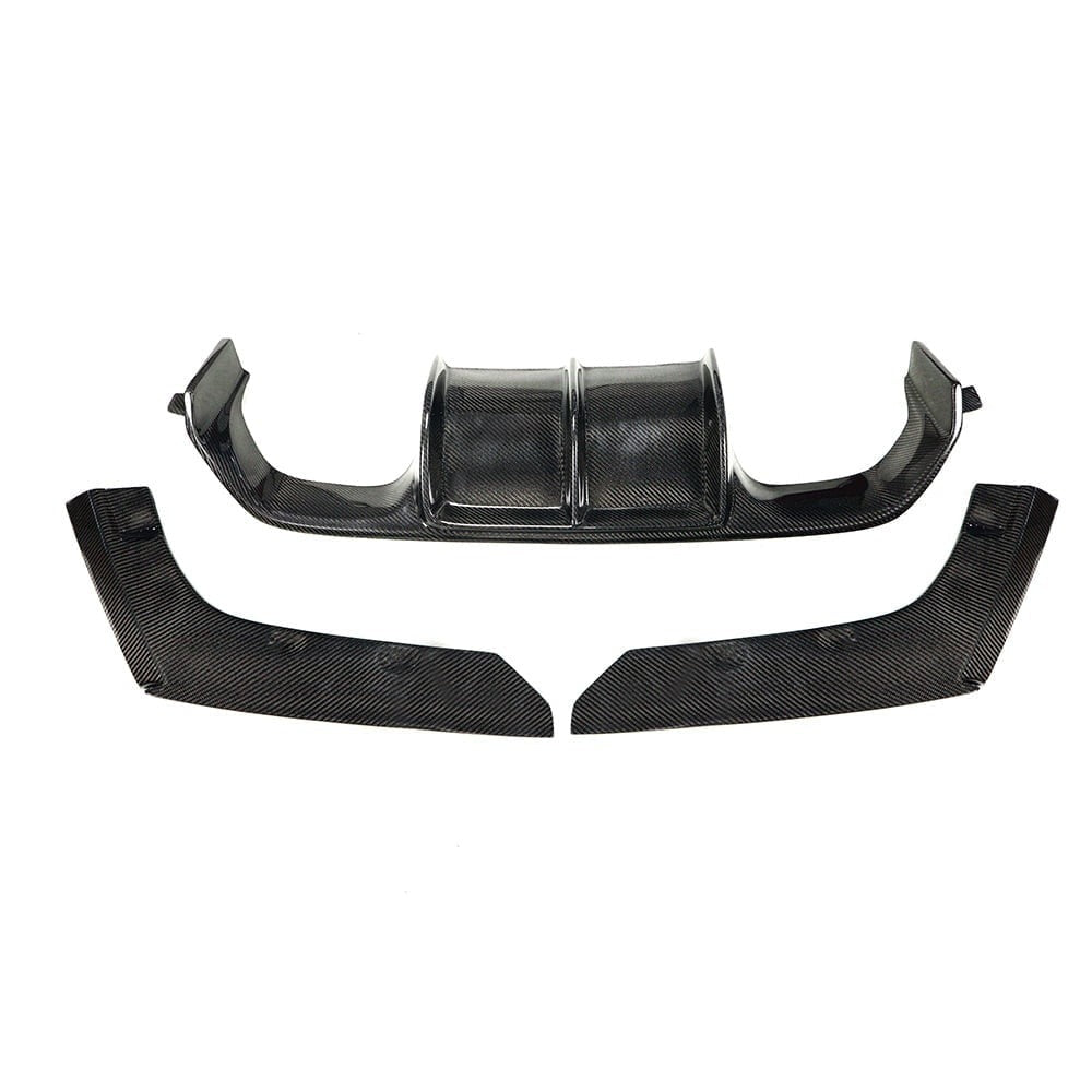 F8X Dry Carbon V Style Rear Diffuser