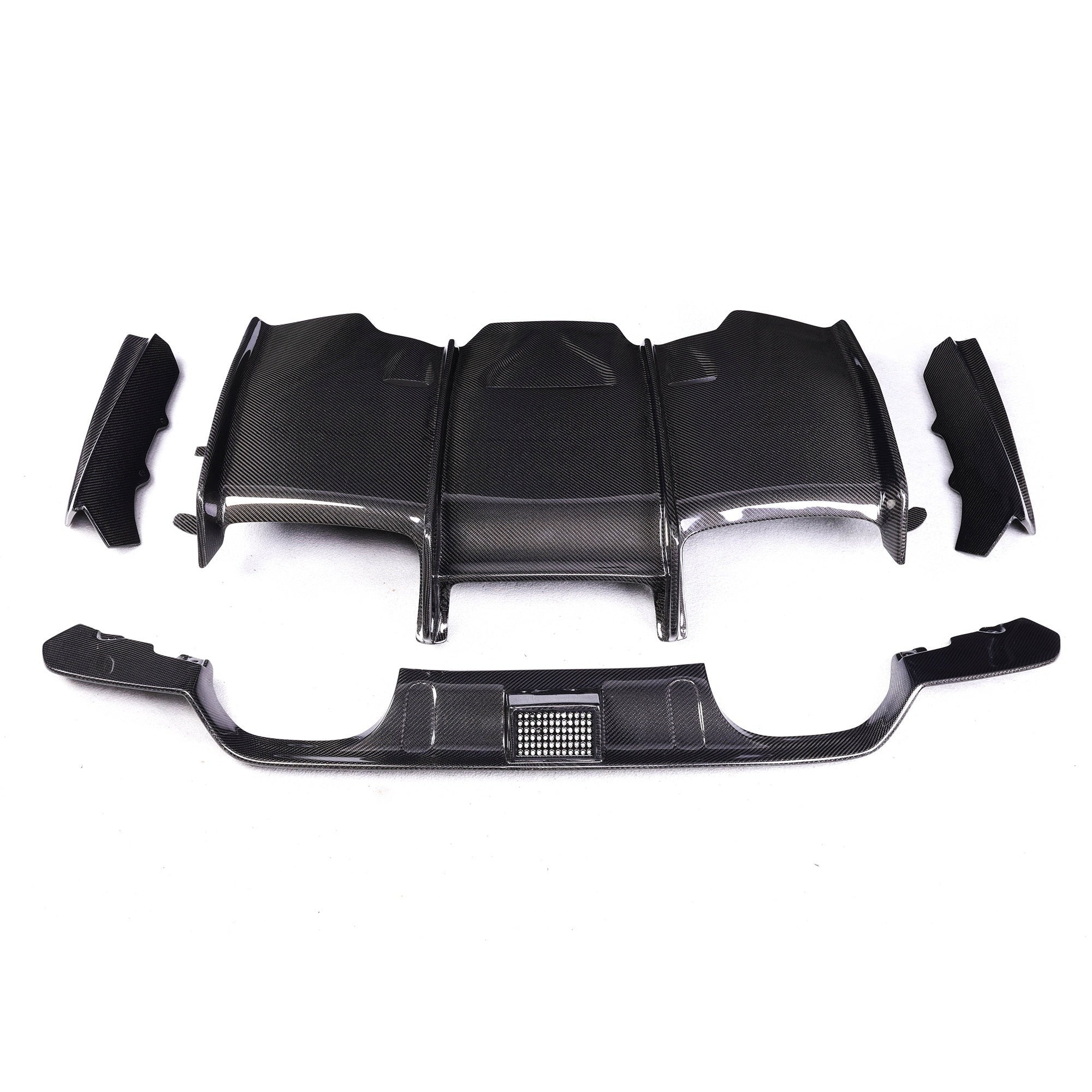 F8X Dry Carbon PSM Type LED Rear Diffuser