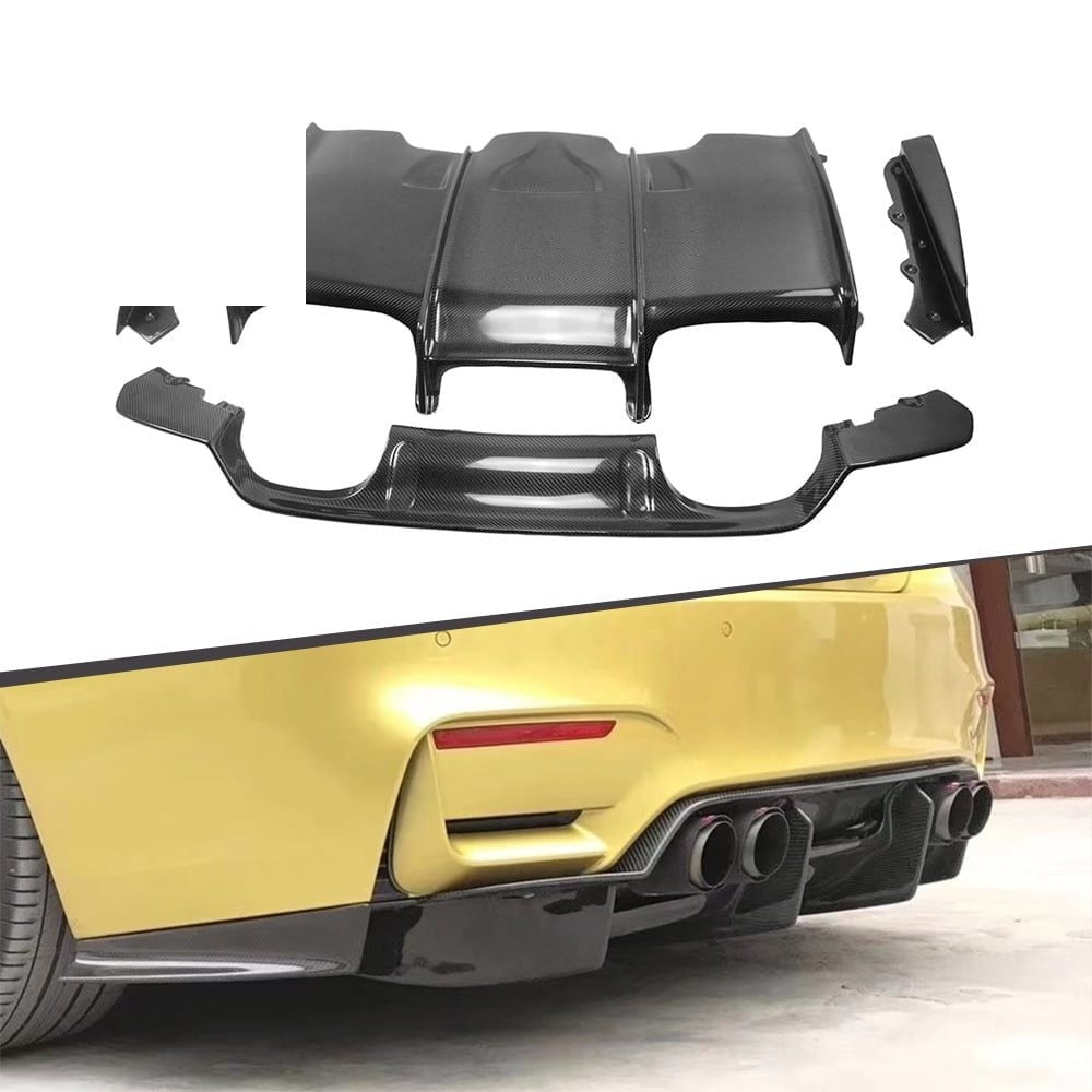 F8X Dry Carbon PSM Style Rear Diffuser