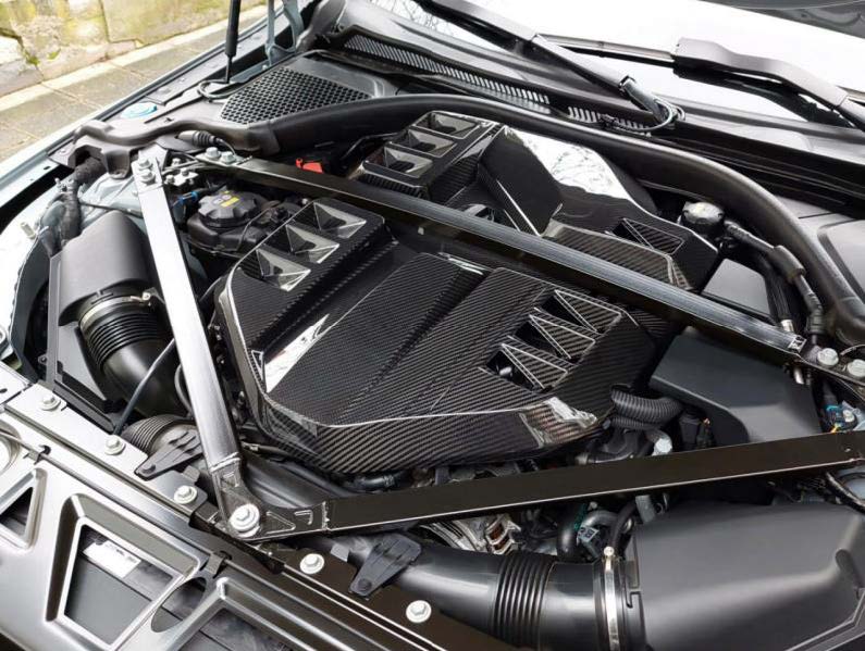 G8X Dry Carbon EVE Engine Cover for BMW M3 G80 M4 G82 - view 2