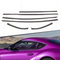 A90 Dry Carbon Door Window Trims Cover