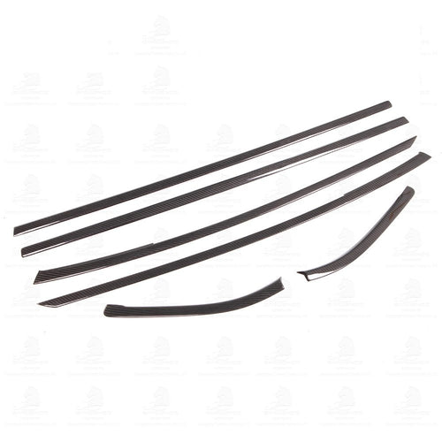 A90 Dry Carbon Door Window Trims Cover