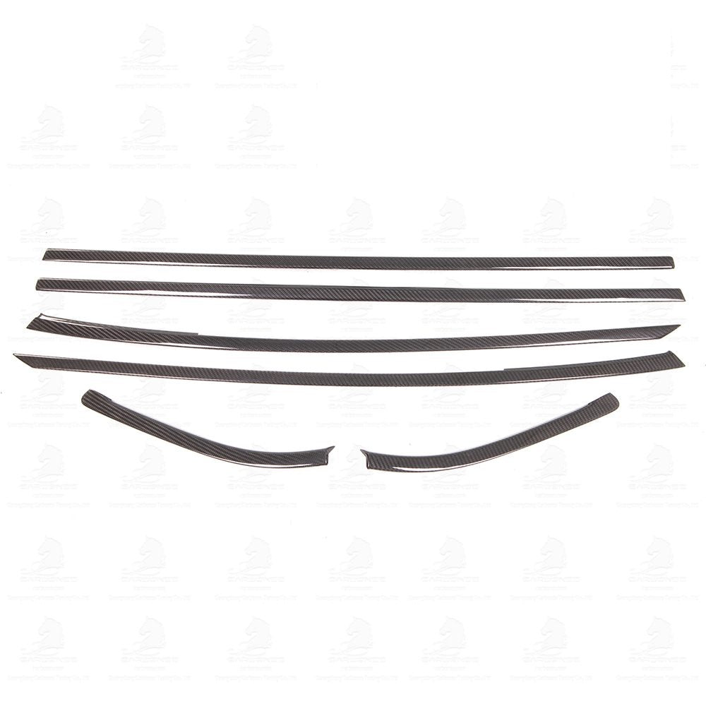 A90 Dry Carbon Door Window Trims Cover
