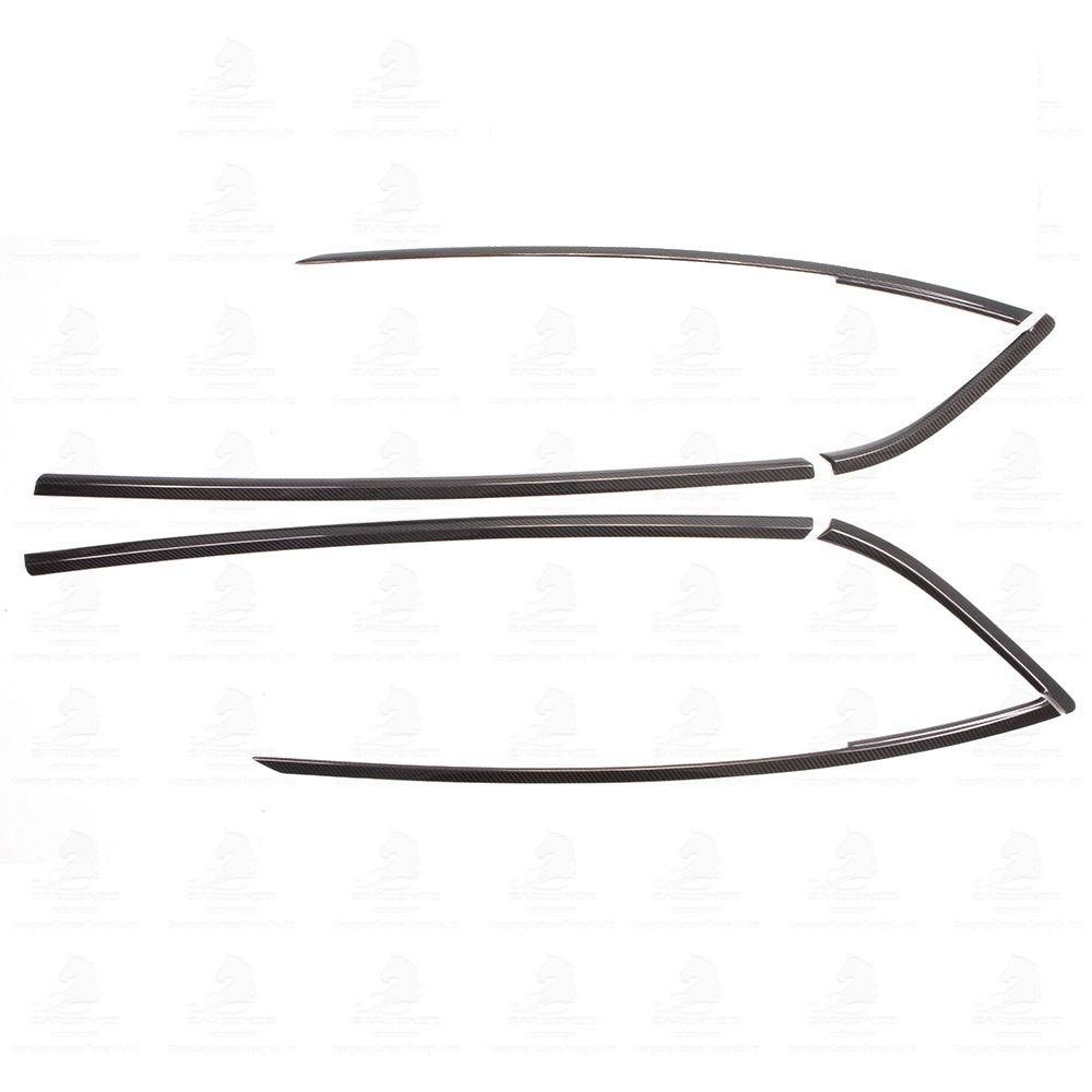 A90 Dry Carbon Door Window Trims Cover