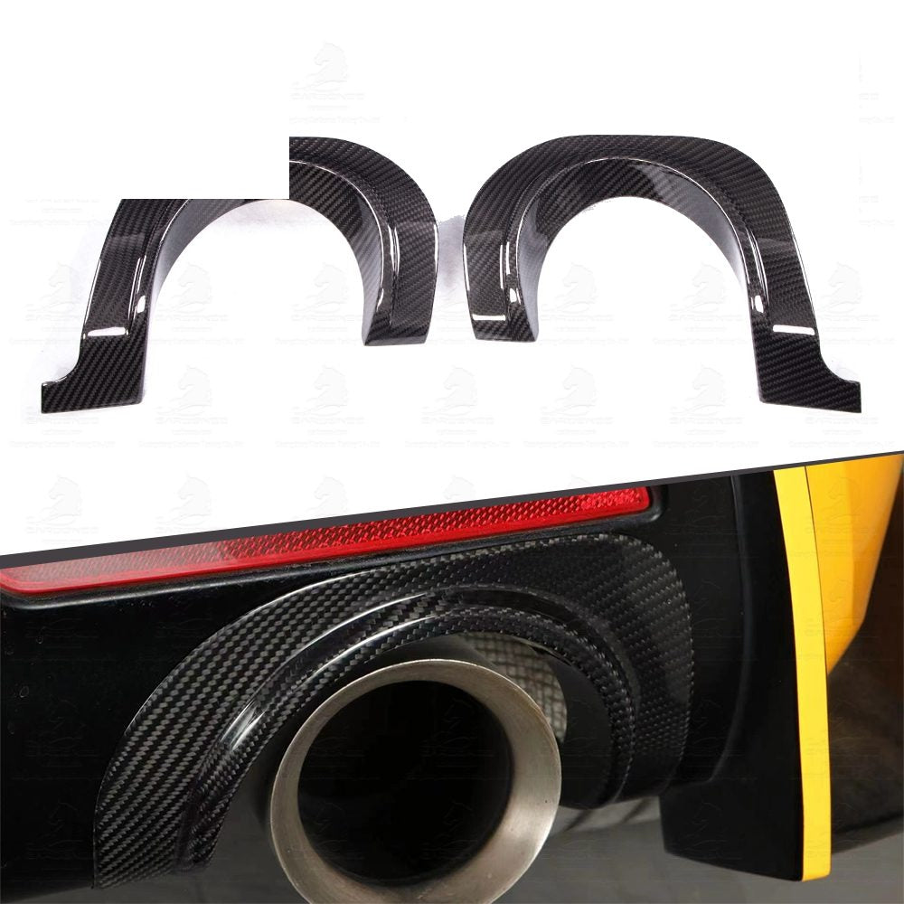 A90 Dry Carbon Exhaust Shields
