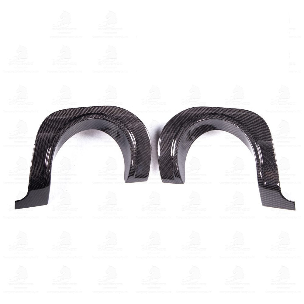 A90 Dry Carbon Exhaust Shields
