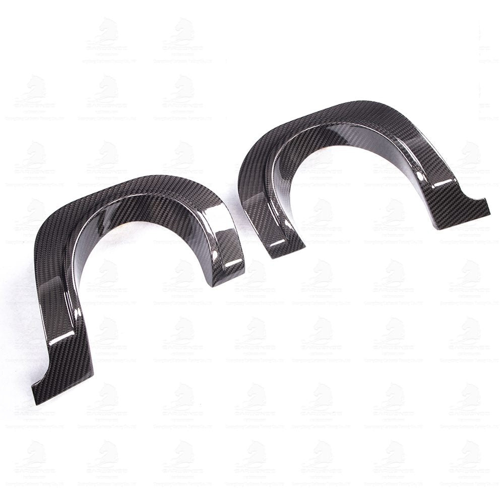 A90 Dry Carbon Exhaust Shields
