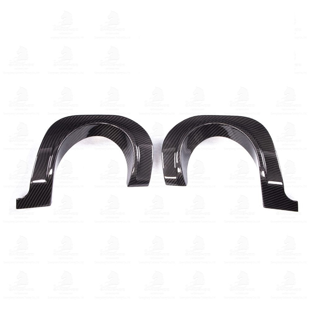 A90 Dry Carbon Exhaust Shields