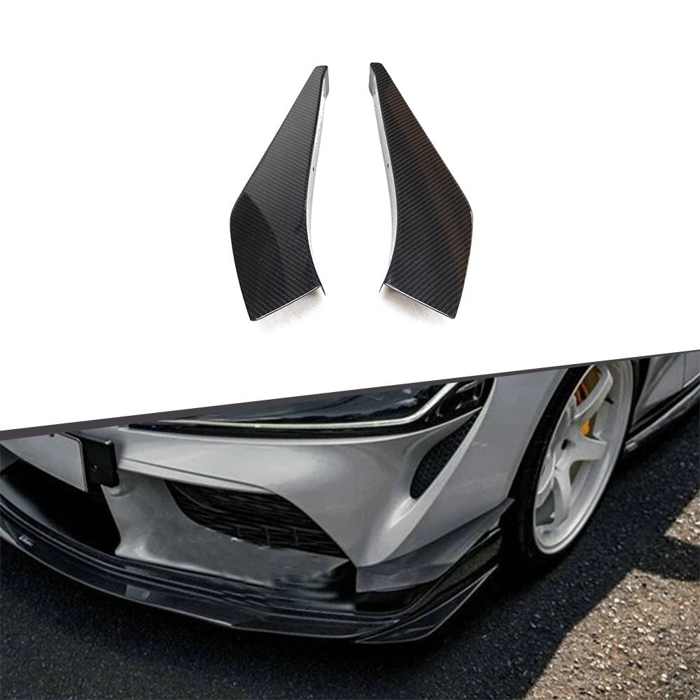 A90 Dry Carbon Front Bumper Trims