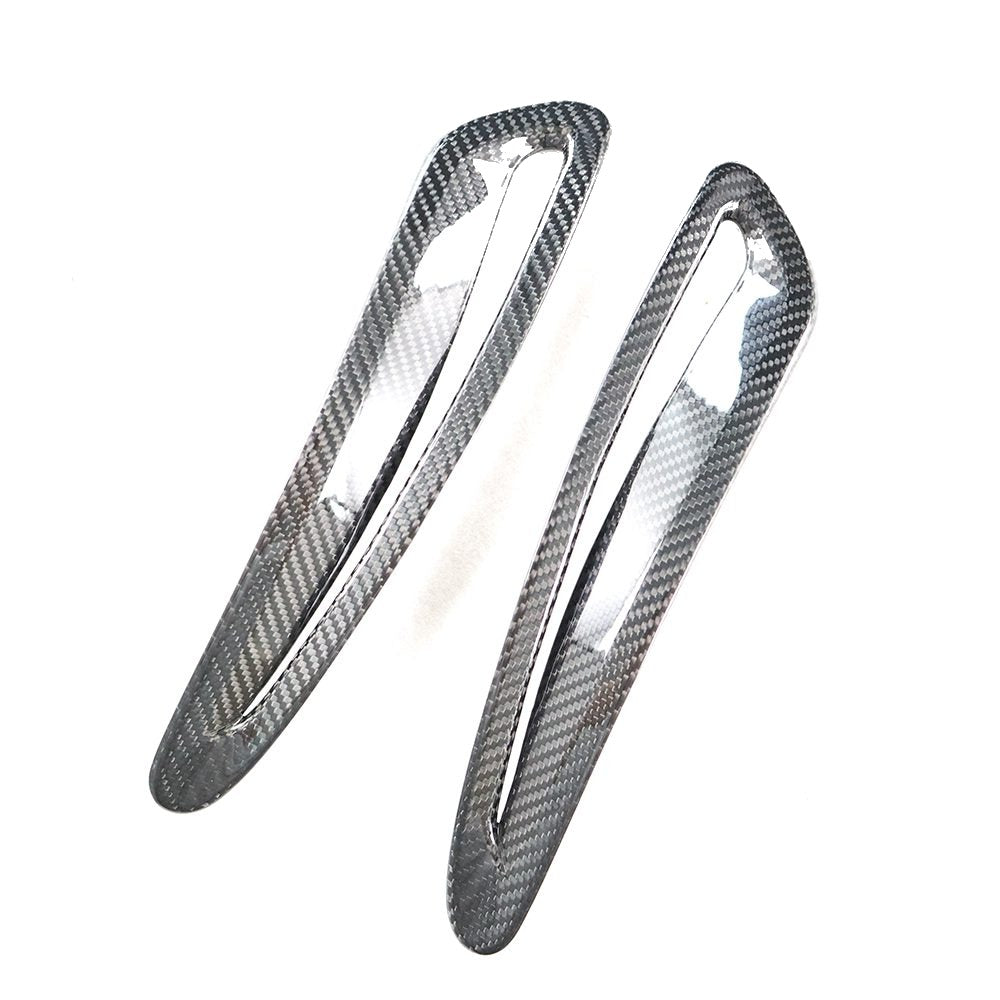 A90 Dry Carbon Hood Vents (With Holes)