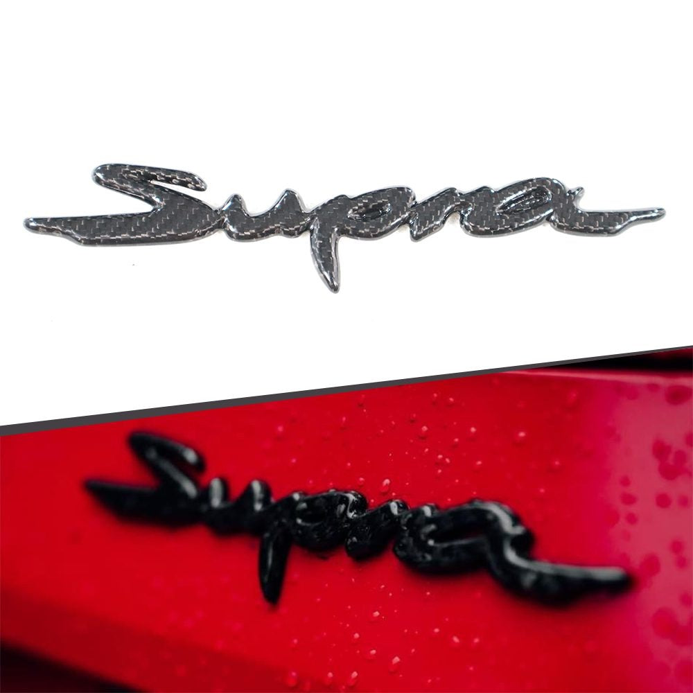 A90 Dry Carbon Rear Trunk Letter Emblem