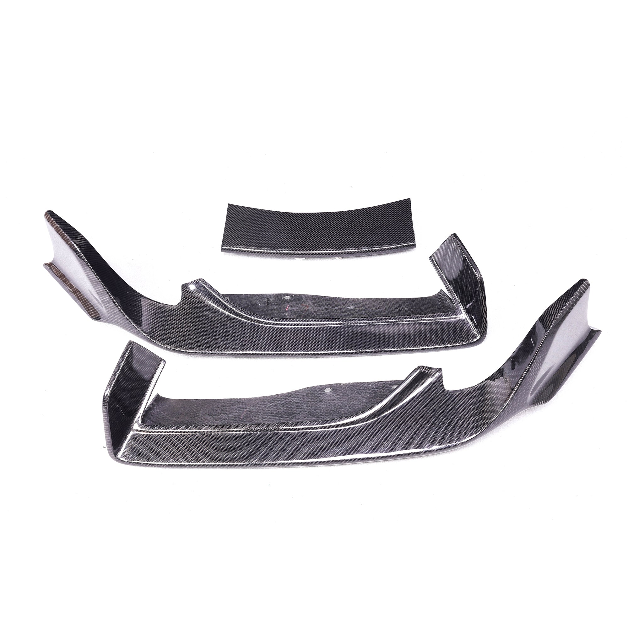 A90 Wet Carbon AD Style Front Lip 3-Piece Set for Toyota GR Supra A90