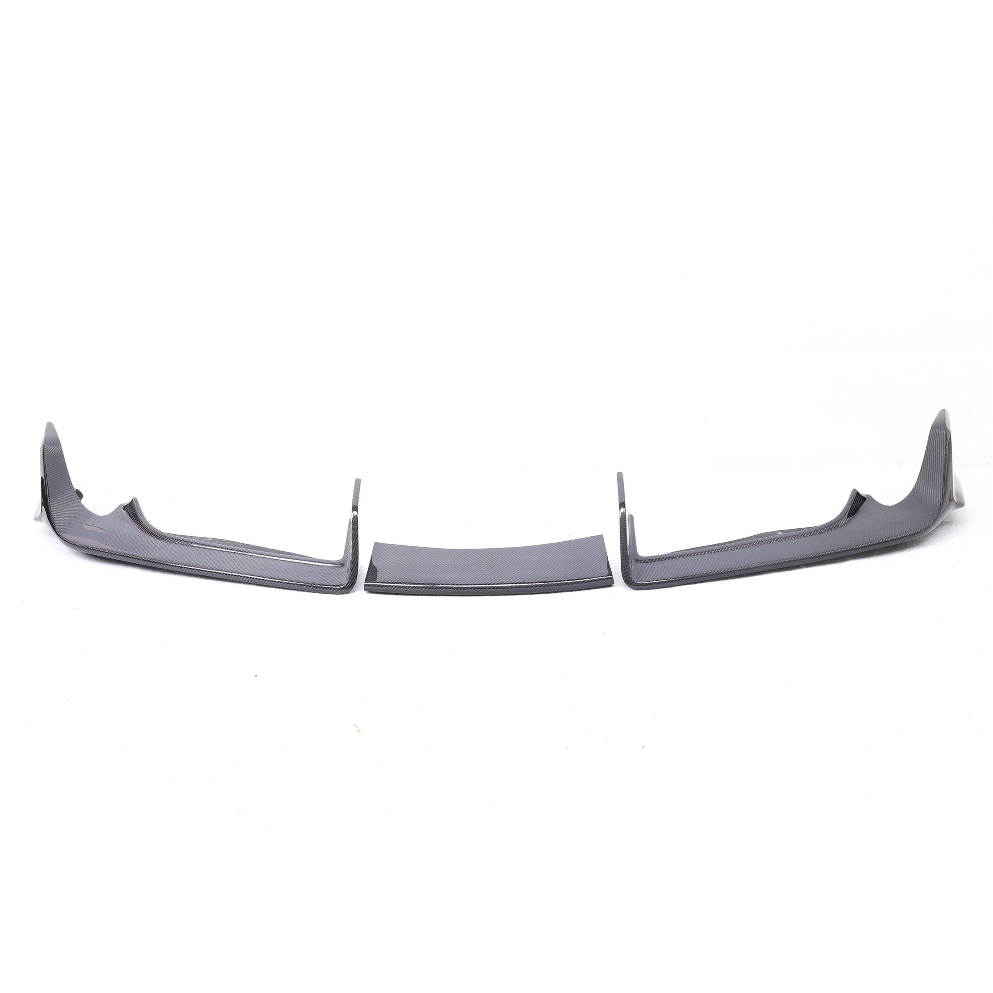 A90 Wet Carbon AD Style Front Lip 3-Piece Set for Toyota GR Supra A90 - view 3