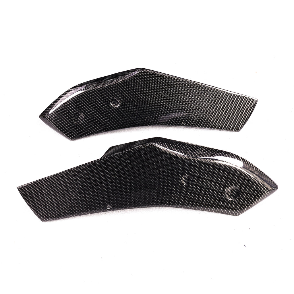 A90 Wet Carbon AD Type Rear Splitter Flaps for Toyota GR Supra A90 - view 2