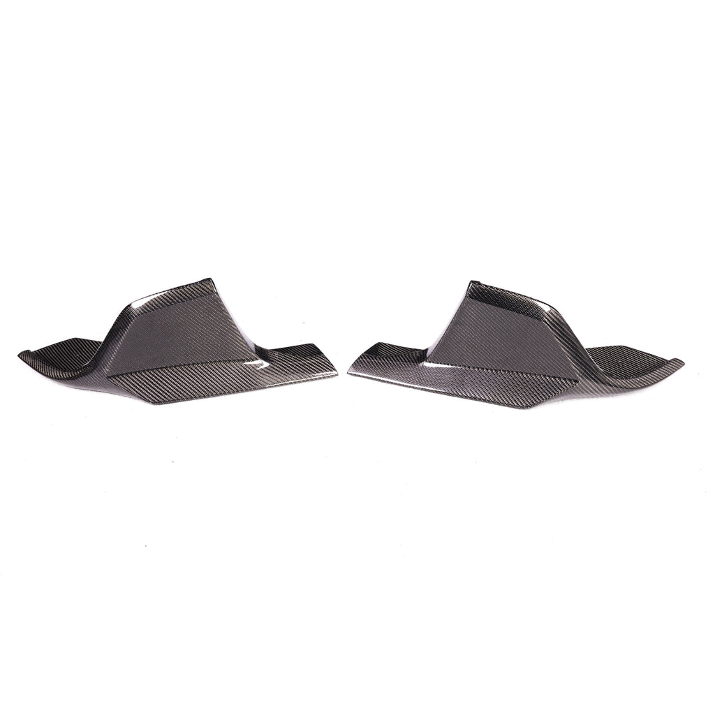 A90 Wet Carbon AD Type Rear Splitter Flaps for Toyota GR Supra A90 - view 3