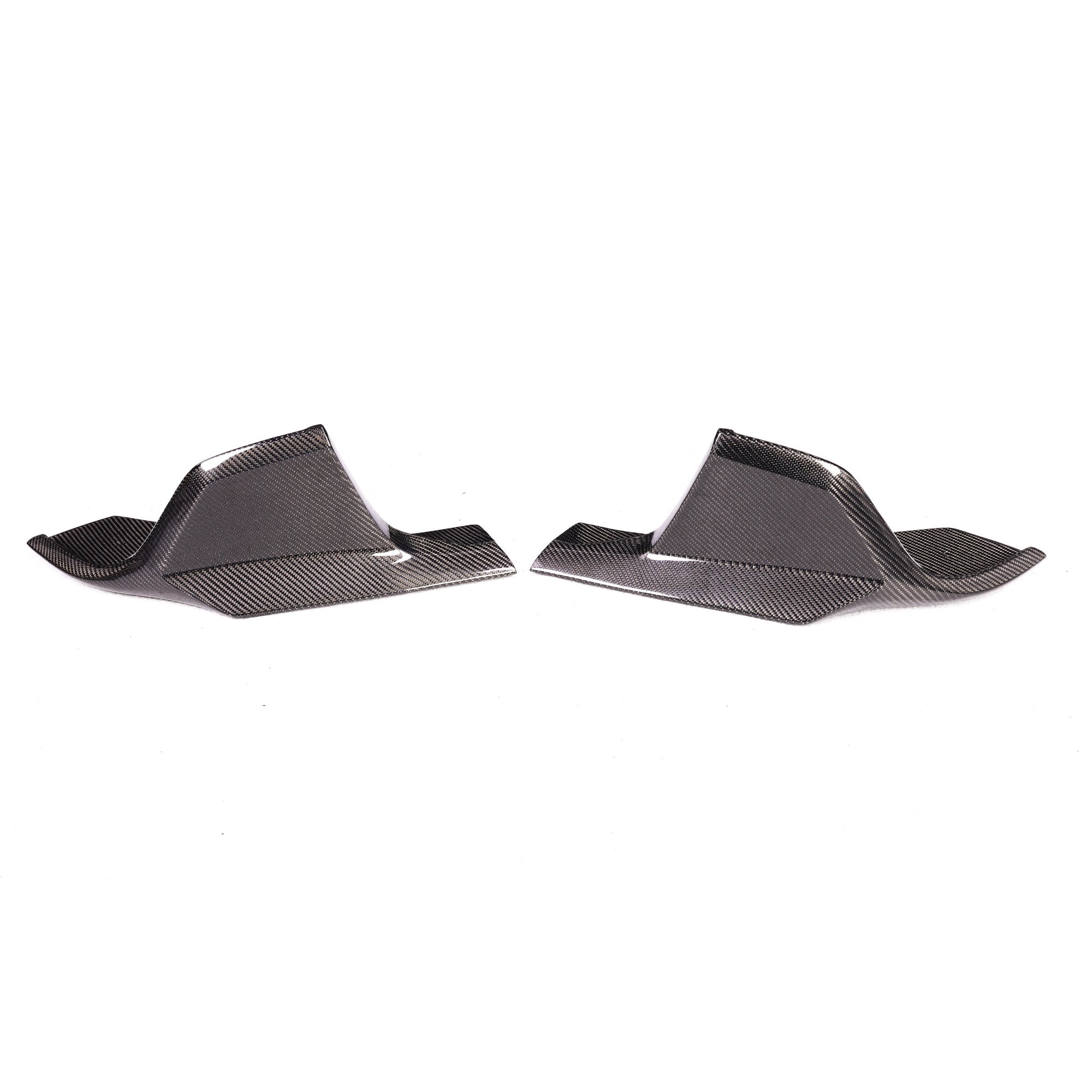 A90 Wet Carbon AD Type Rear Splitter Flaps for Toyota GR Supra A90 - view 3