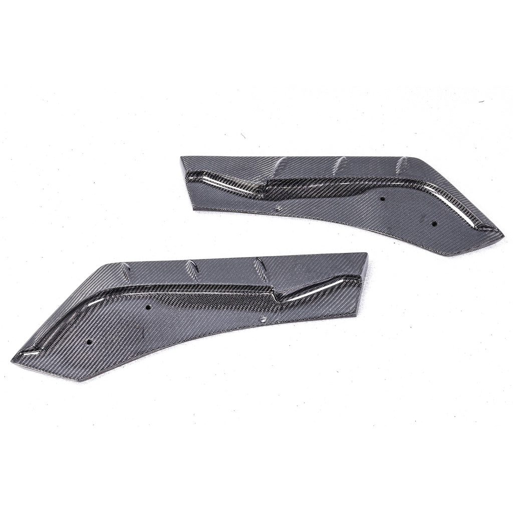 A90 Wet Carbon Manta Carbon Ray Rear Splitter Flaps for Toyota GR Supra A90