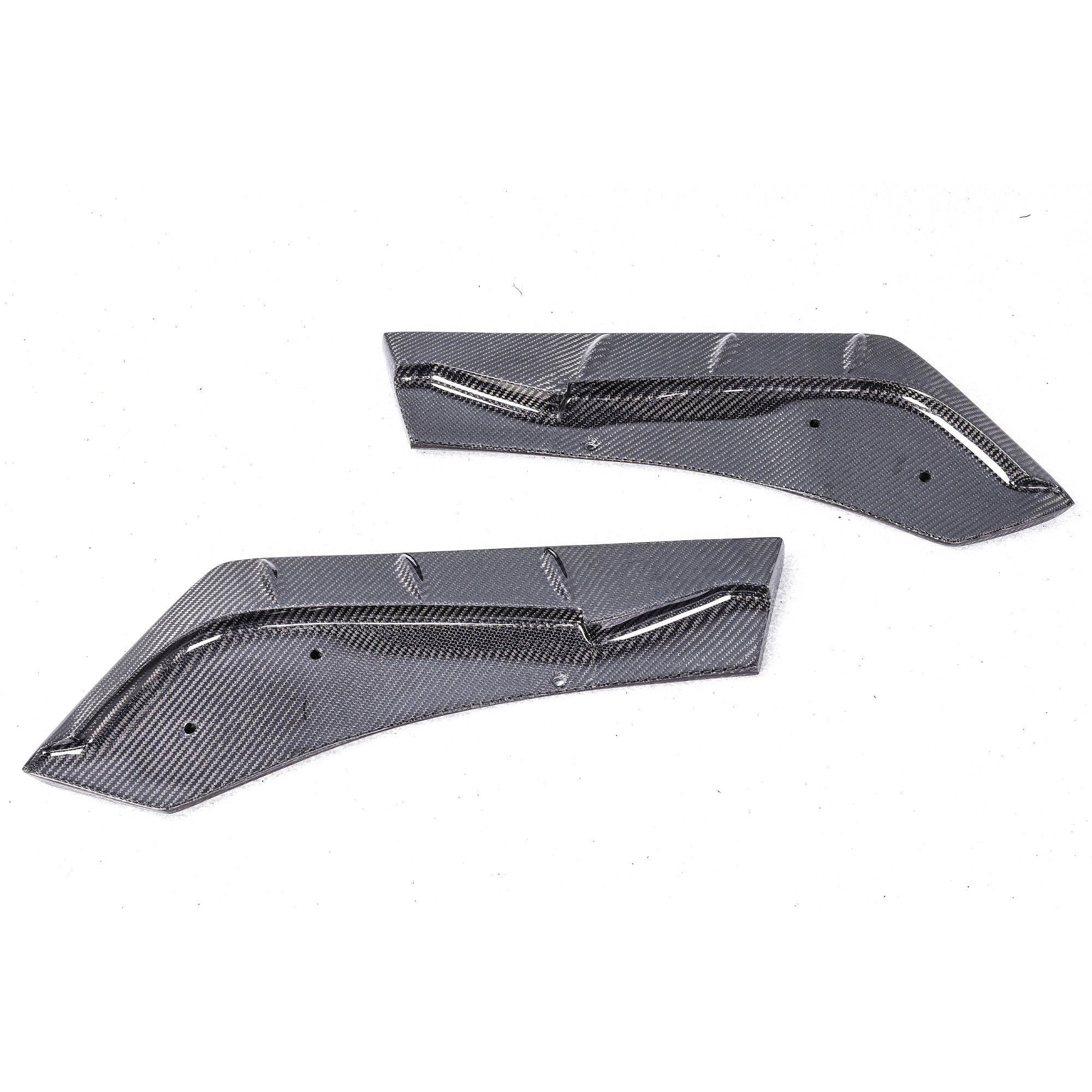 A90 Wet Carbon Manta Carbon Ray Rear Splitter Flaps for Toyota GR Supra A90