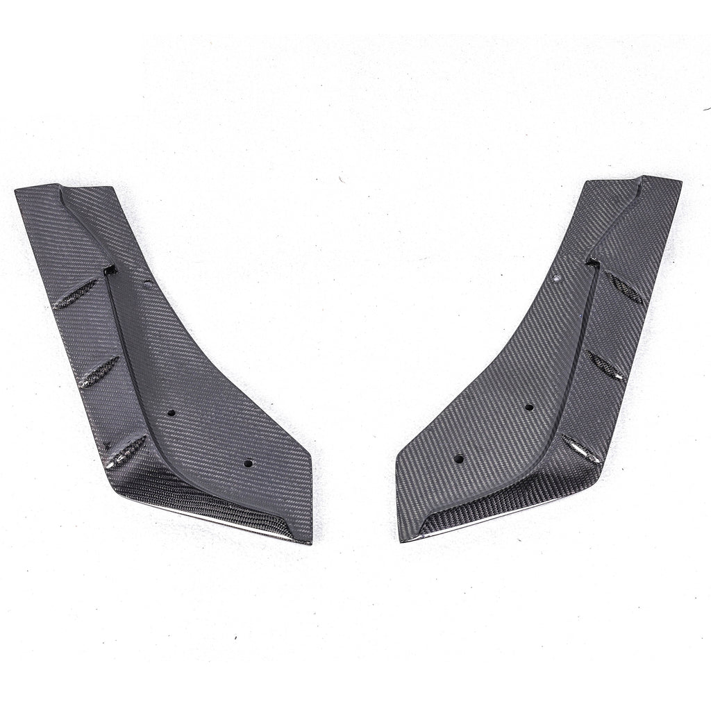 A90 Wet Carbon Manta Carbon Ray Rear Splitter Flaps for Toyota GR Supra A90 - view 2