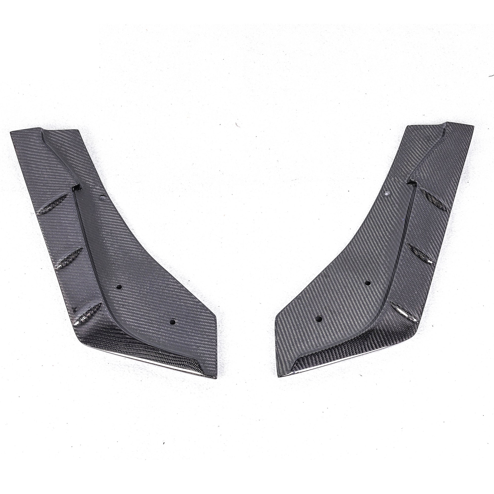 A90 Wet Carbon Manta Carbon Ray Rear Splitter Flaps for Toyota GR Supra A90 - view 2