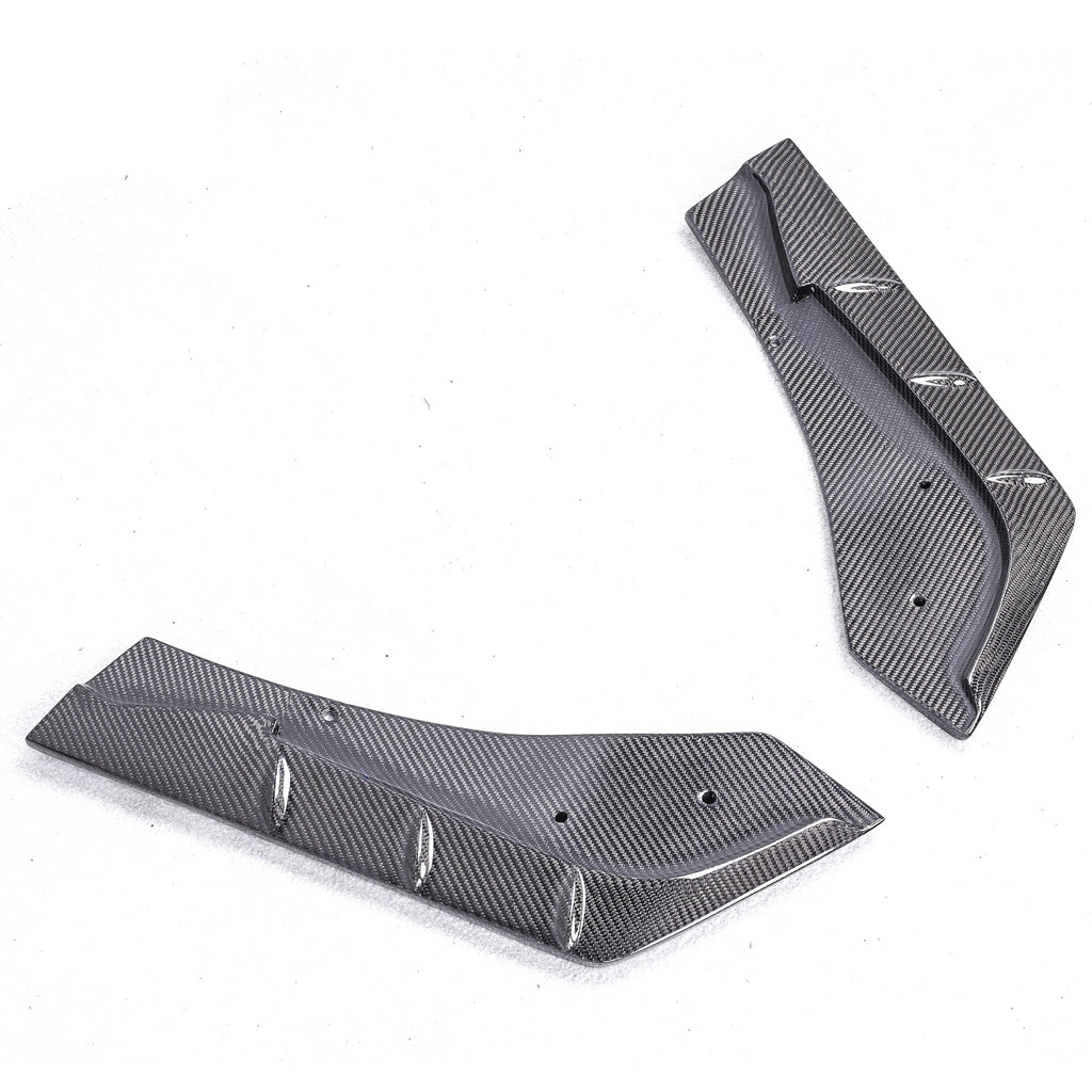A90 Wet Carbon Manta Carbon Ray Rear Splitter Flaps for Toyota GR Supra A90 - view 4