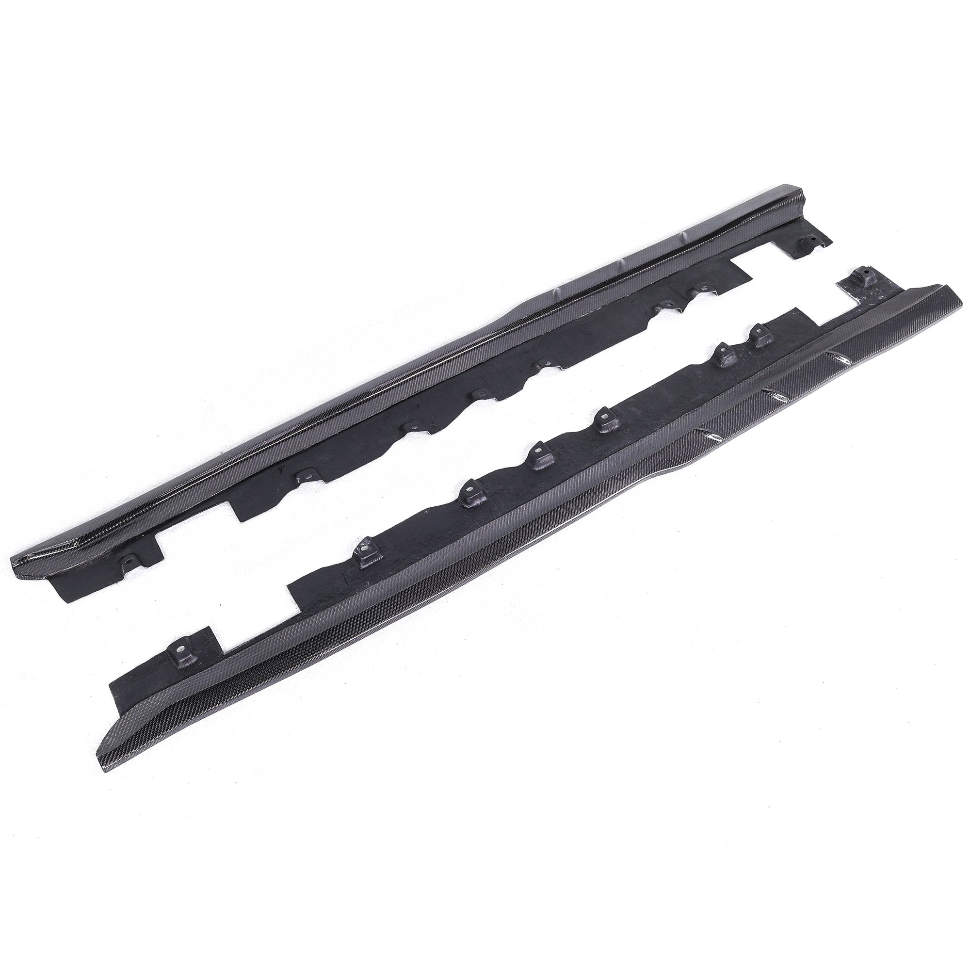 A90 Wet Carbon Manta Carbon Ray Side Skirts for Toyota GR Supra A90 - view 3