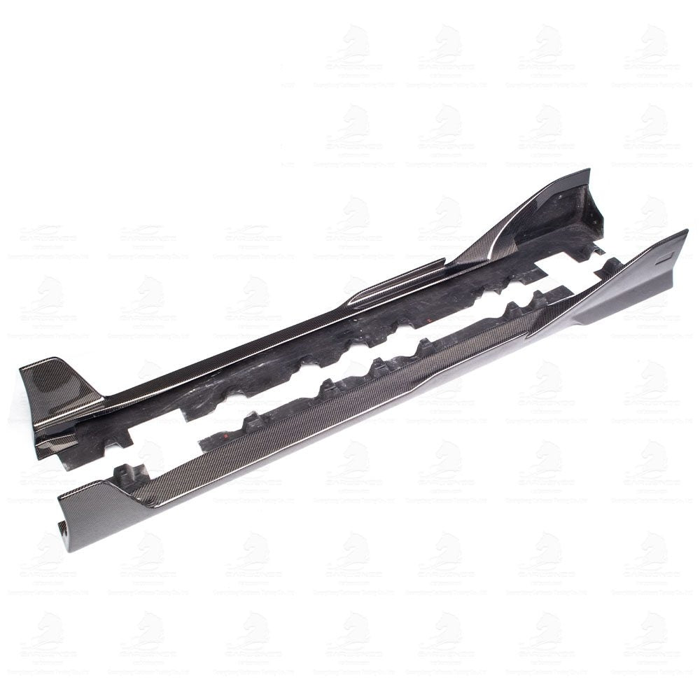 A90 Wet Carbon TOMS Style Side Skirts for Toyota GR Supra A90 - view 2