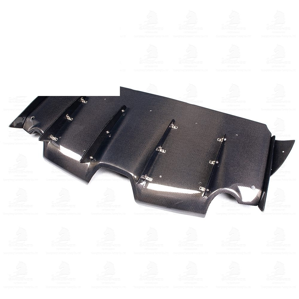 A90 Wet Carbon Varis Style Rear Bumper Diffuser for Toyota GR Supra A90