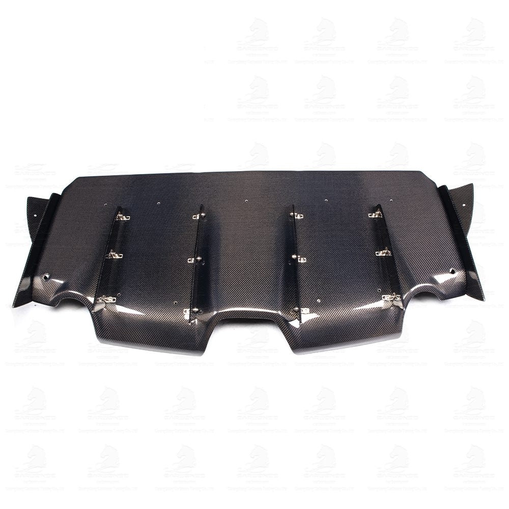 A90 Wet Carbon Varis Style Rear Bumper Diffuser for Toyota GR Supra A90 - view 5