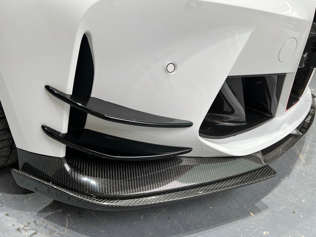 G8X Dry Carbon AC Front Bumper Wind Knife for BMW M3 G80 M4 G82 - view 2