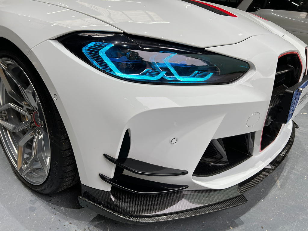 G8X Dry Carbon AC Front Bumper Wind Knife for BMW M3 G80 M4 G82 - view 4