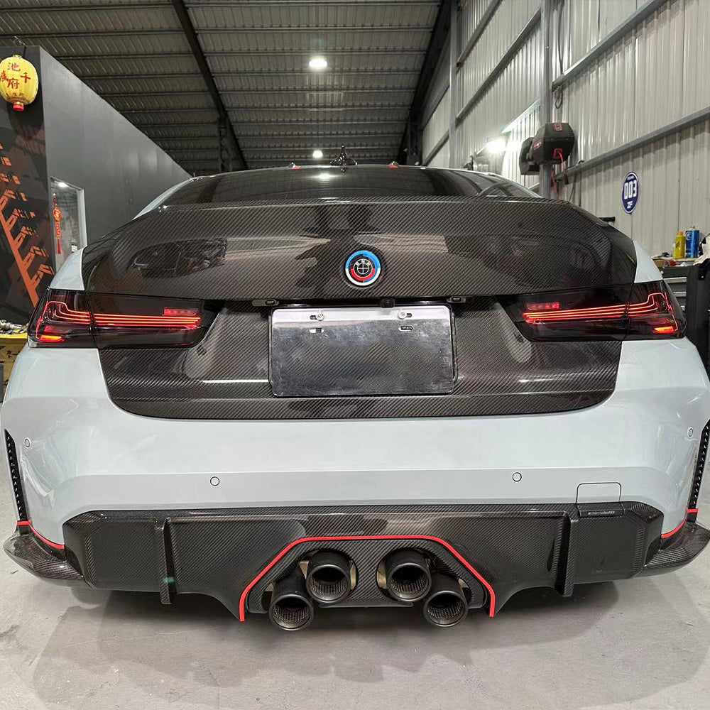 G8X Dry Carbon MP Rear Wrap Angle for BMW M3 G80 M4 G82 - view 2