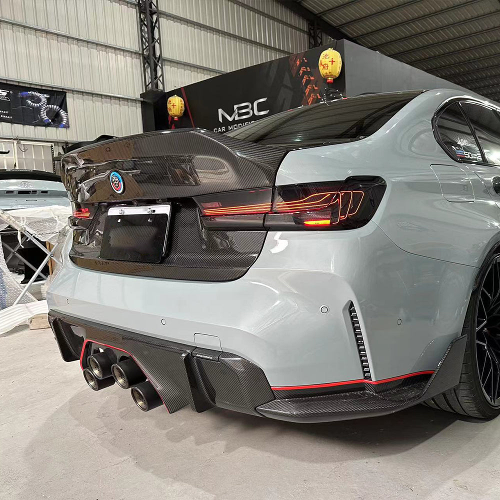 G8X Dry Carbon MP Rear Wrap Angle for BMW M3 G80 M4 G82 - view 9