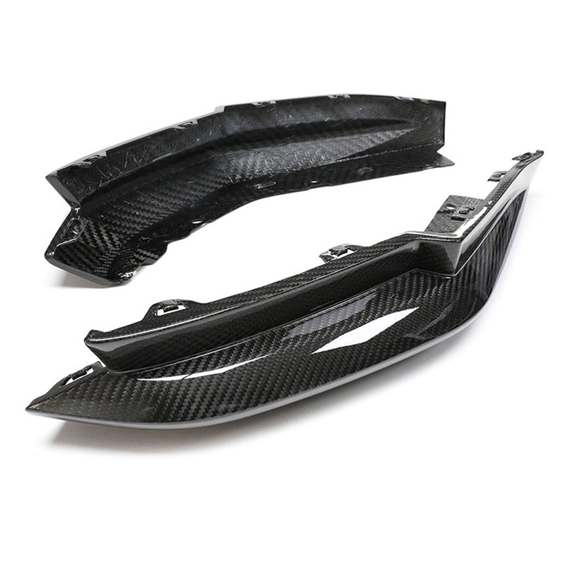 G8X Dry Carbon MP Rear Bumper splitters for BMW M3 G80 M4 G82