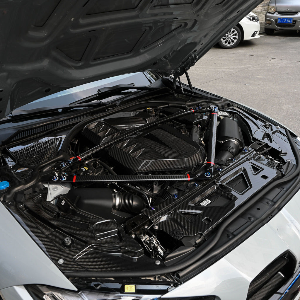 G8X Dry Carbon OEM Engine Cover for BMW M3 G80 M4 G82 - view 2