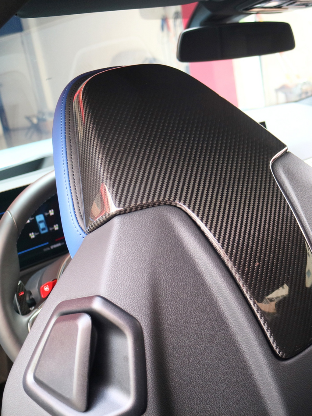 G8X Dry Carbon Seat Back Carbon Set for BMW M3 G80 M4 G82 - view 2
