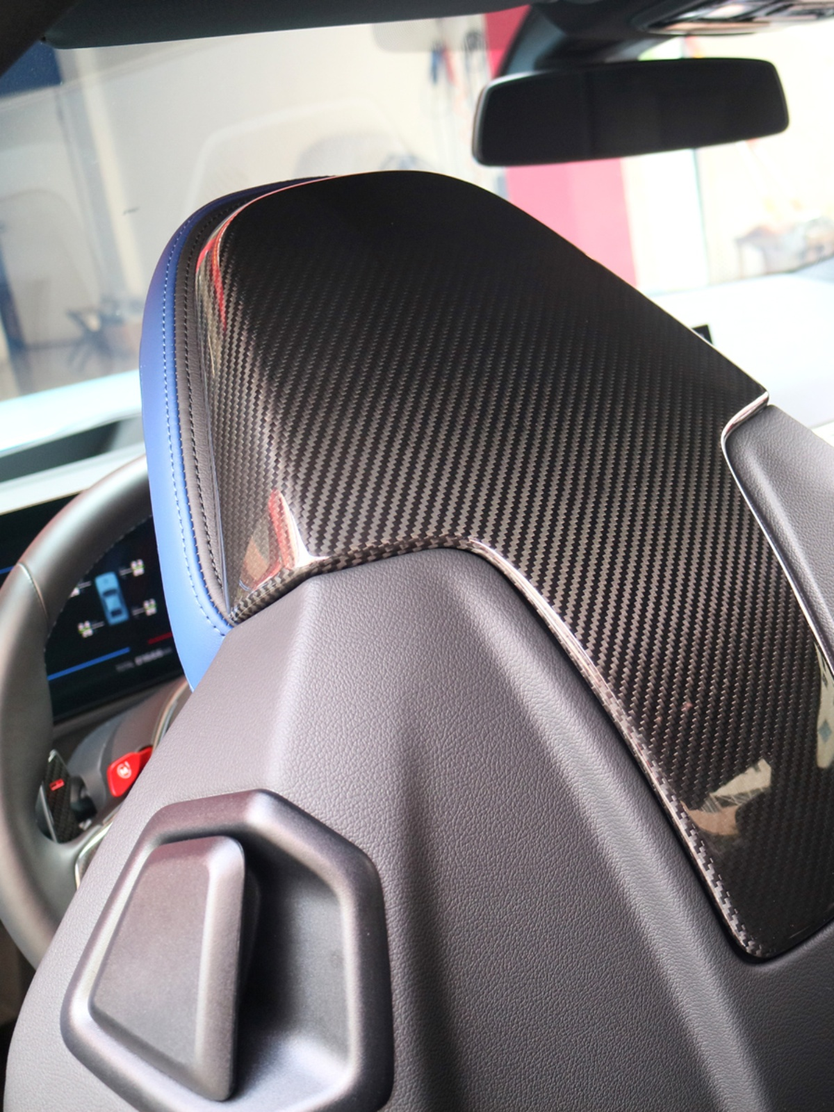 G8X Dry Carbon Seat Back Carbon Set for BMW M3 G80 M4 G82 - view 2