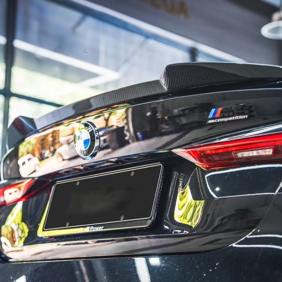 G8X Dry Carbon M4 Style Spoiler for BMW M3 G80 M4 G82 - view 2