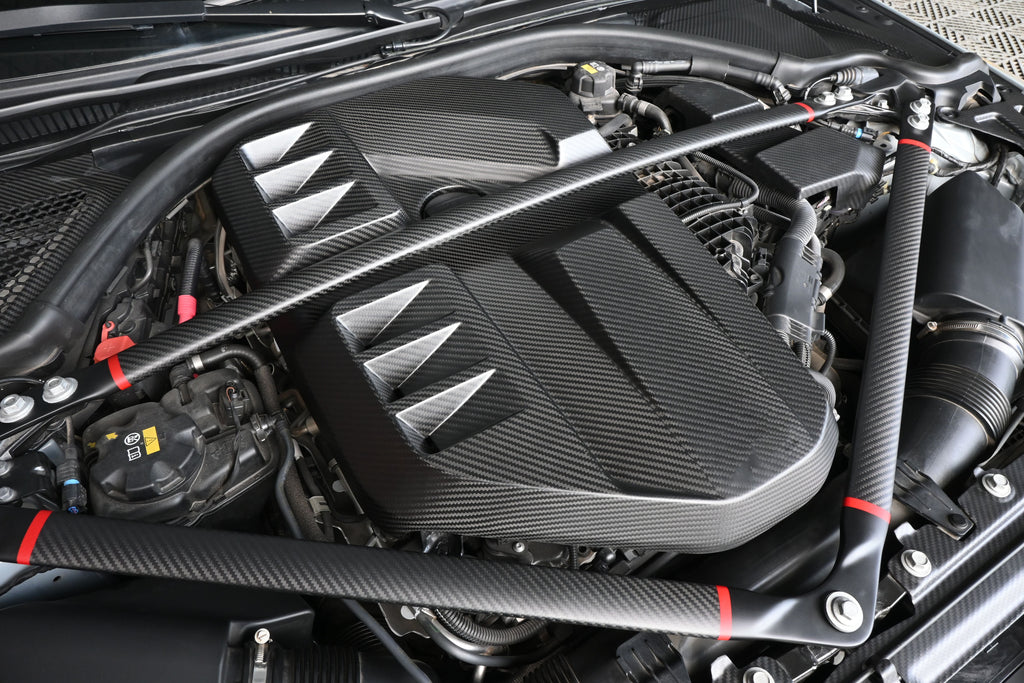 G8X Dry Carbon Top Strut Bar for BMW M3 G80 M4 G82 - view 2