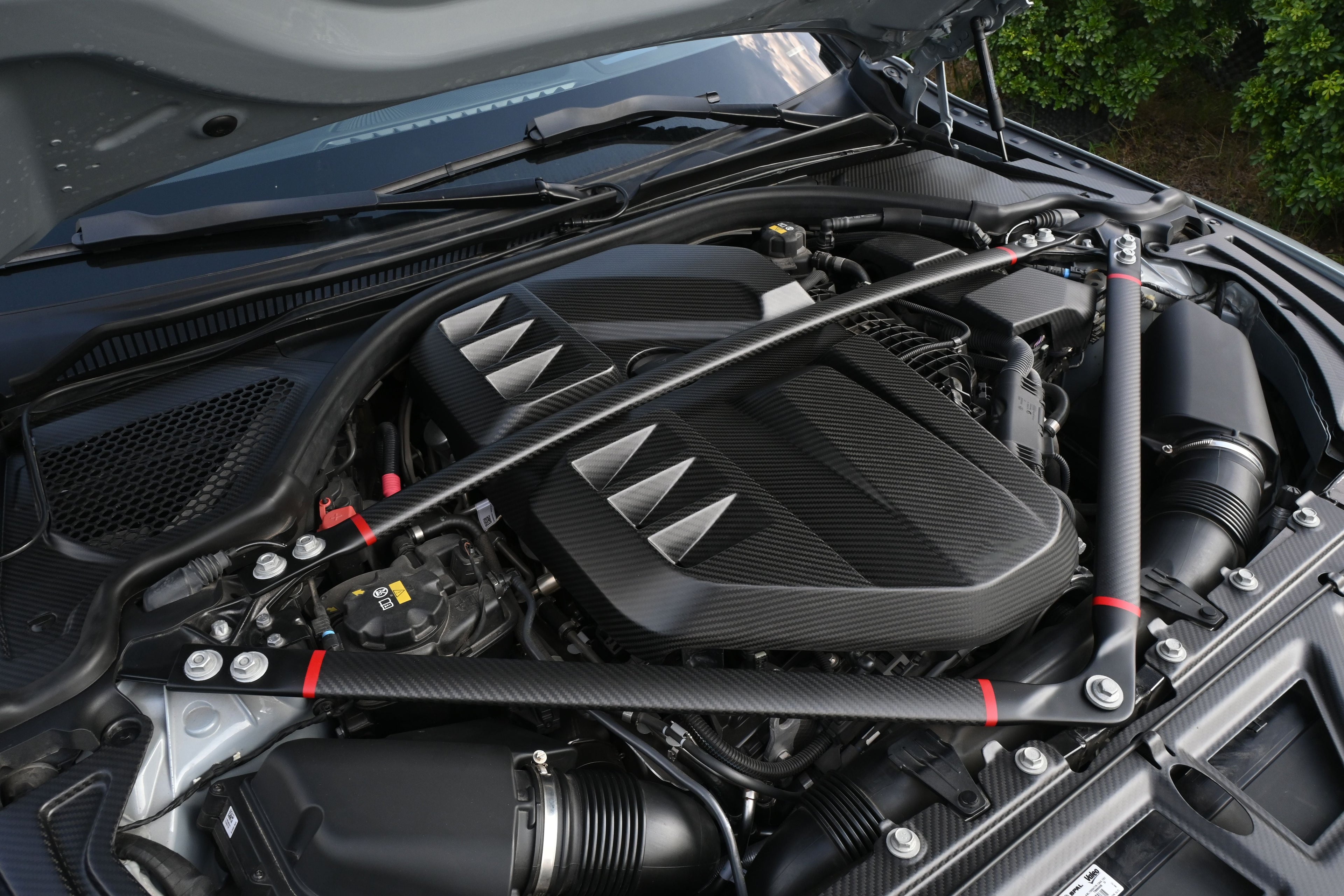G8X Dry Carbon Top Strut Bar for BMW M3 G80 M4 G82 - view 3