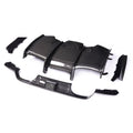 F8X Dry Carbon PSM Type LED Rear Diffuser