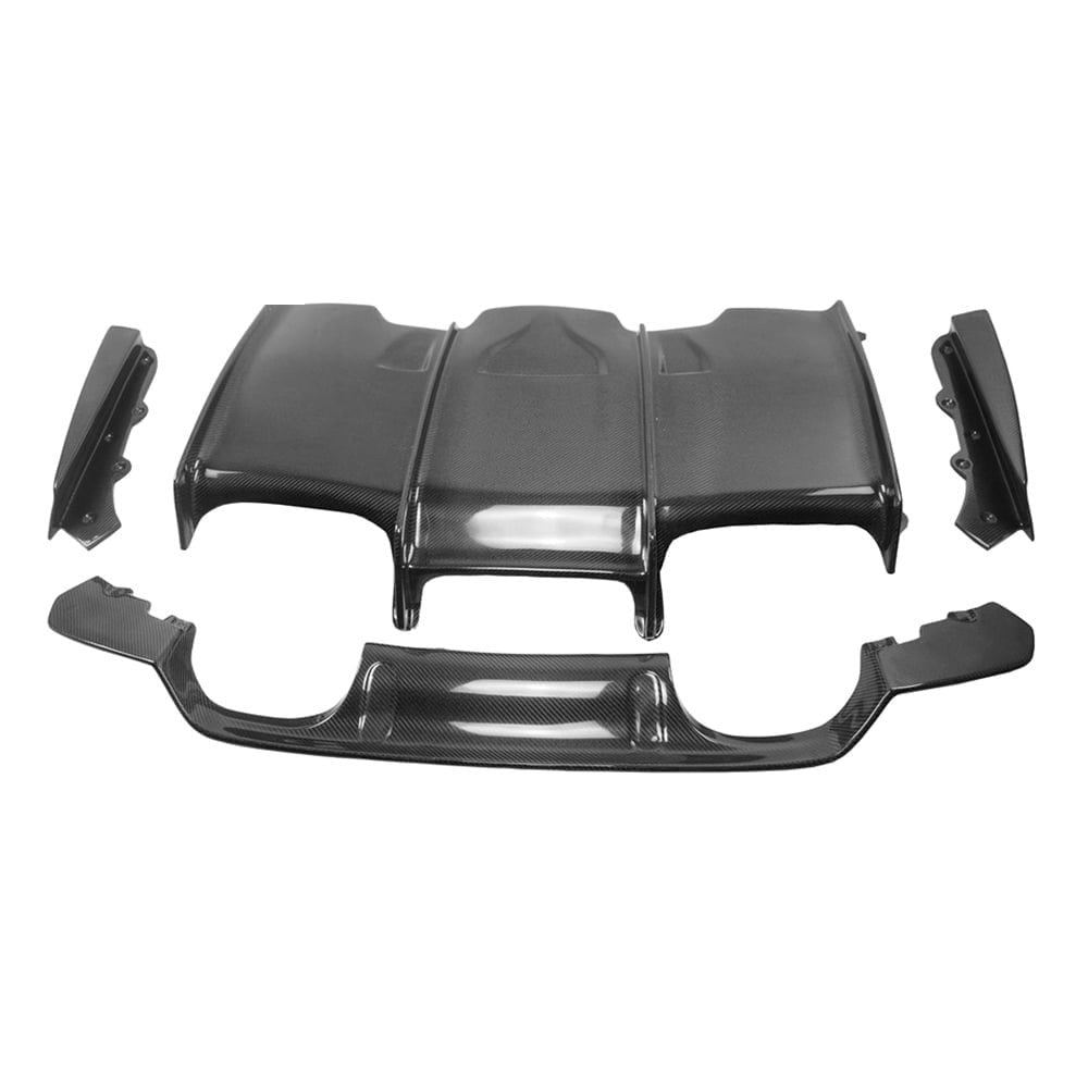 F8X Dry Carbon PSM Style Rear Diffuser