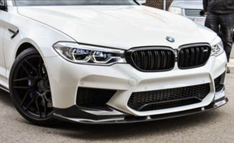 F90 Wet Carbon Front Lip - 3D Style