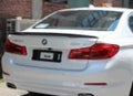 F90 Wet Carbon Trunk Spoiler - P Style