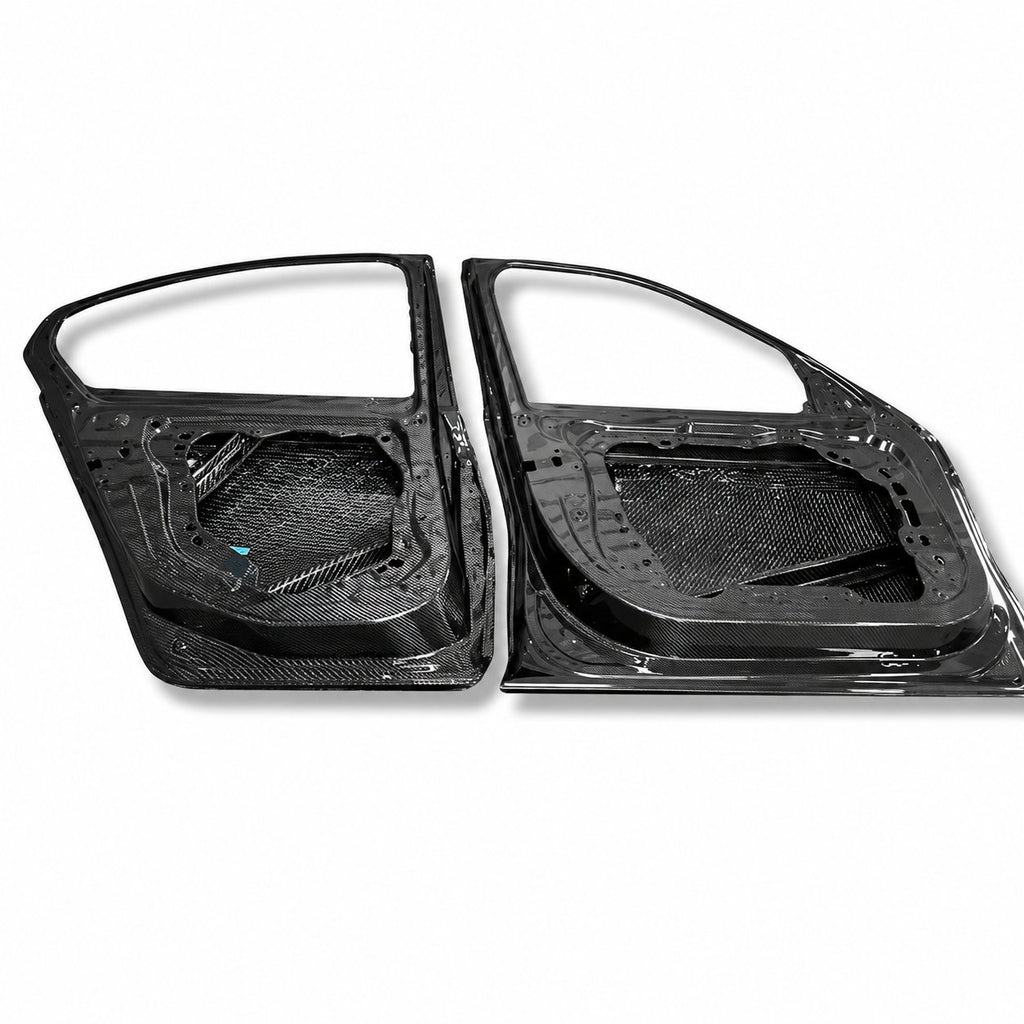 G8X Dry Carbon Fiber Door Panels - Inner Structure Closeup