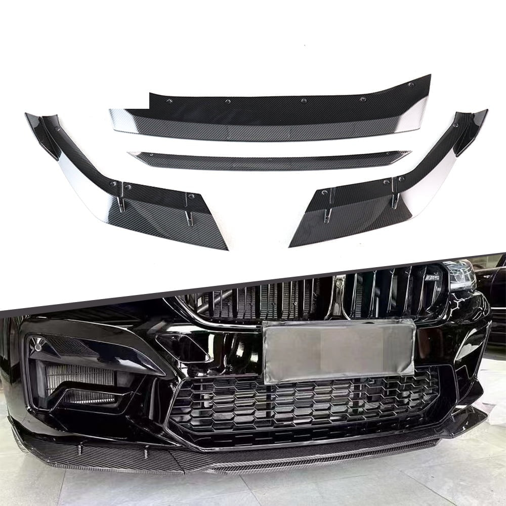 F90 LCI Wet Carbon Front Lip - MT Style (4pc)