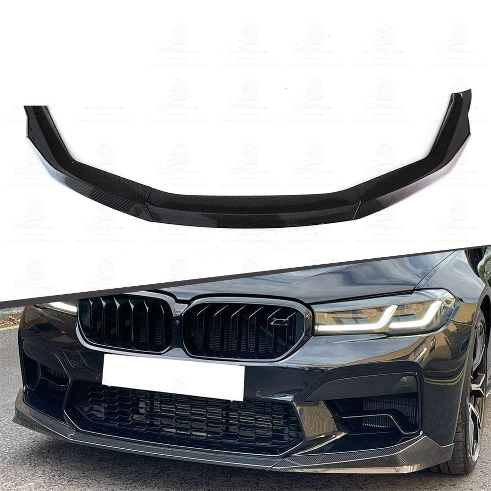 F90 LCI Dry Carbon Front Lip - MP Style (3pc)