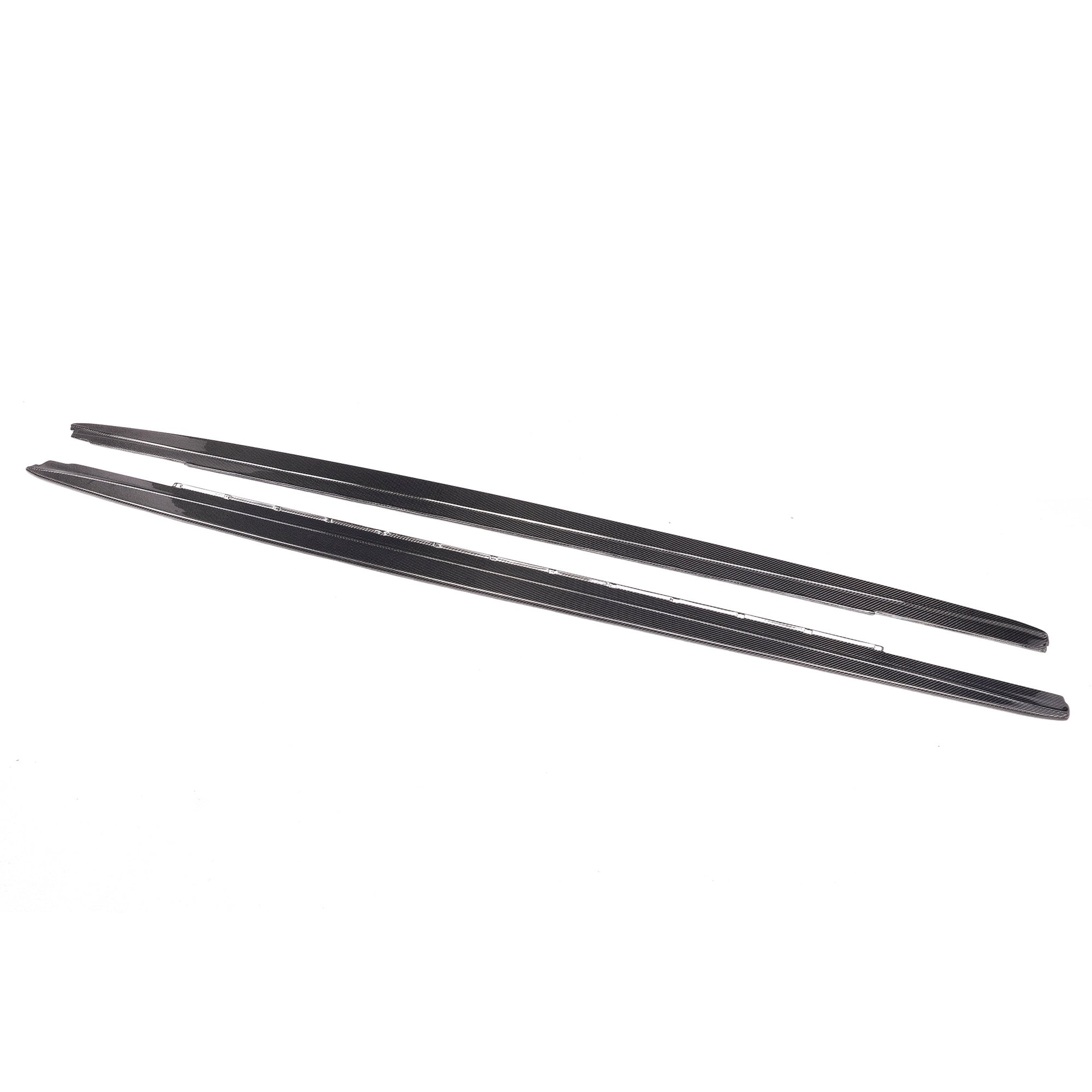 F90 Wet Carbon Side Skirts - MP Style